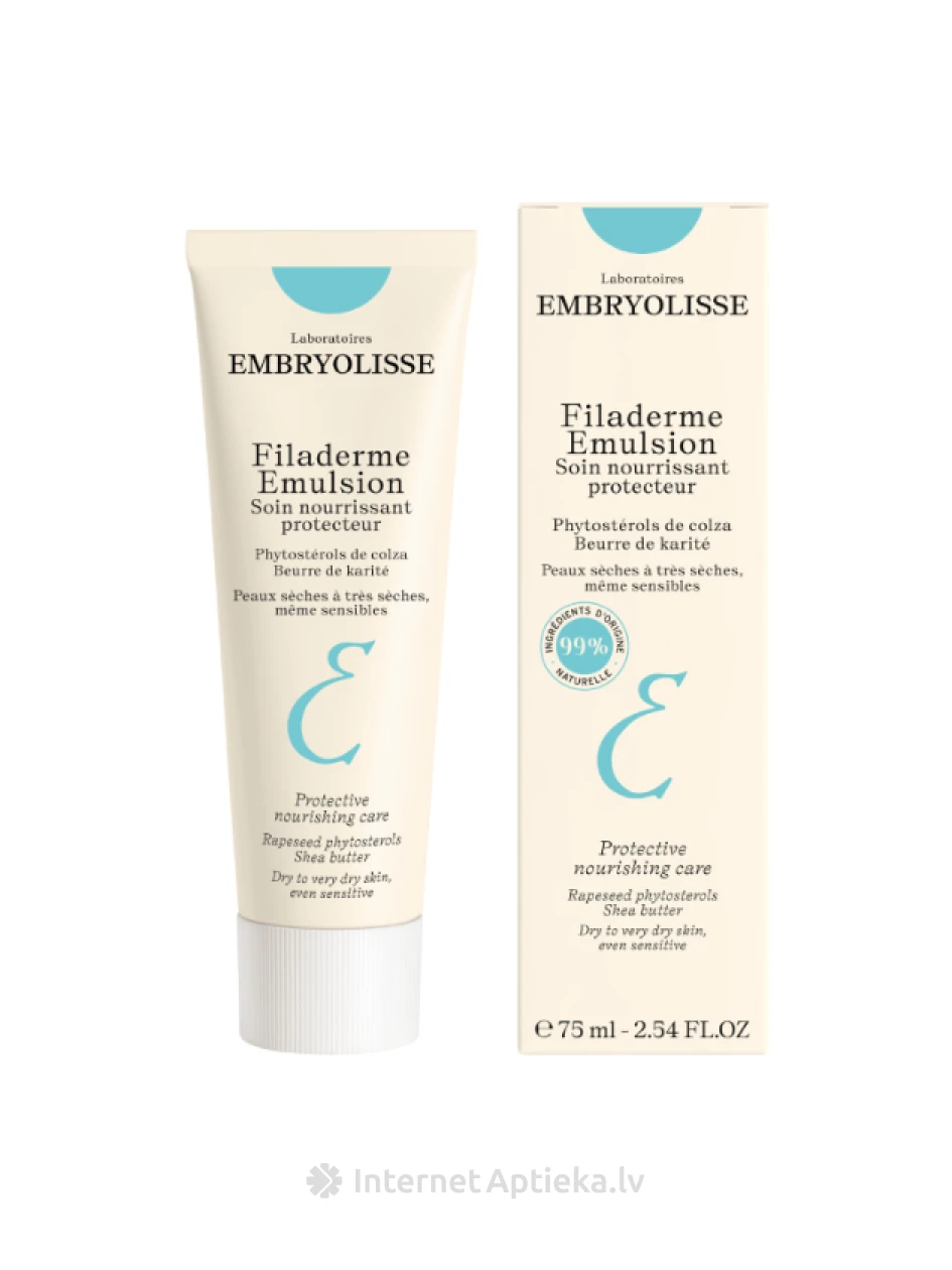 EMBRYOLISSE Filaderme Emulsion toitev ja rahustav näoemulsioon, 75 ml | internetaptieka.lv