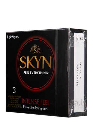 Prezervatīvi Lifestyles Skyn Intense feel, 3 gb. | internetaptieka.lv