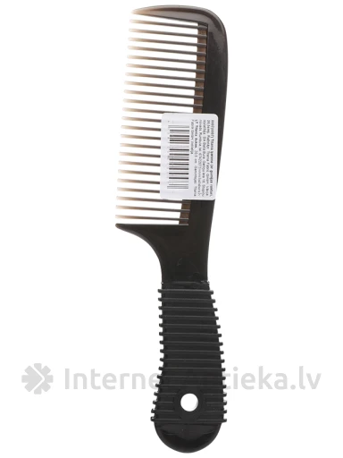 Matu ķemme ar gumijas rokturi, 20.5 cm | internetaptieka.lv