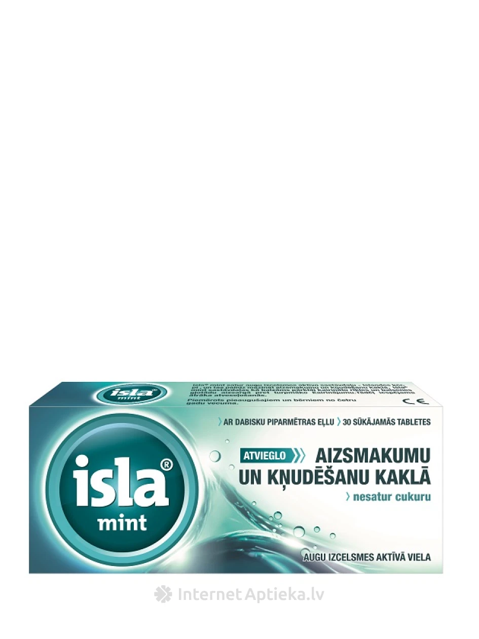 ISLA Mint, 30 пастилок | internetaptieka.lv