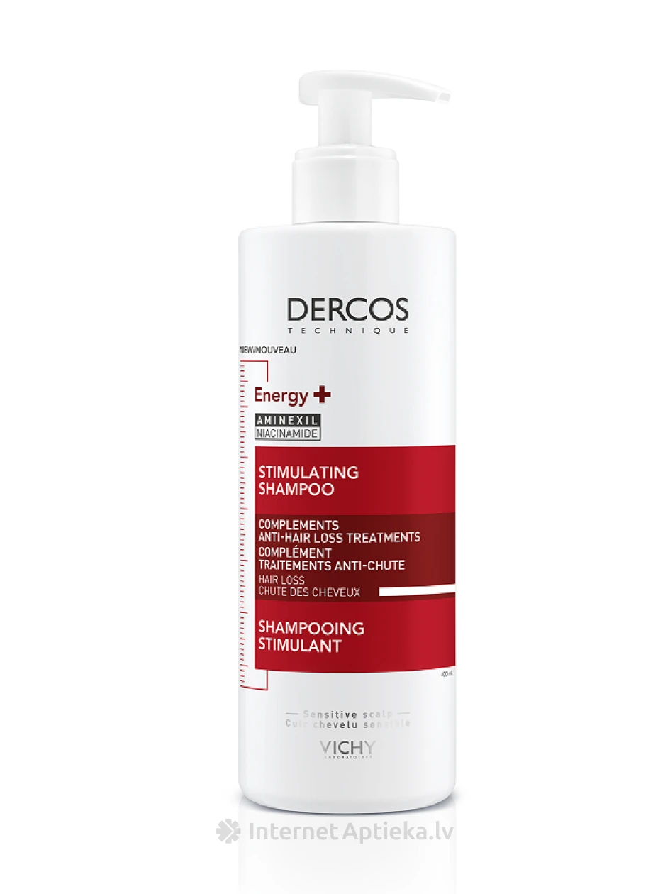Vichy Dercos Energisant šampūns, 400 ml | internetaptieka.lv