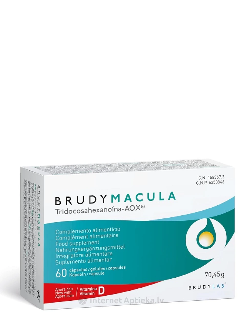 BRUDY MACULA kapslid, 60 tk. | internetaptieka.lv
