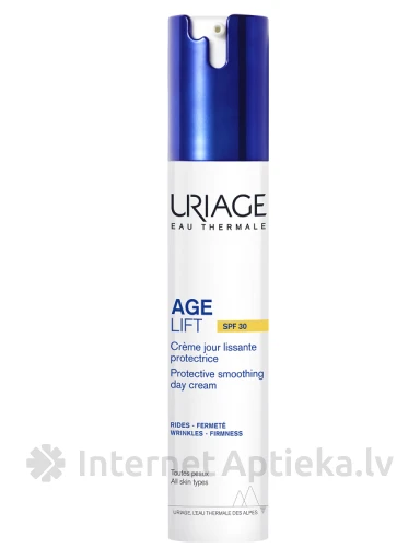 URIAGE AGE LIFT aizsargājošs izlīdzinošs dienas krēms ar SPF30, 40 ml | internetaptieka.lv