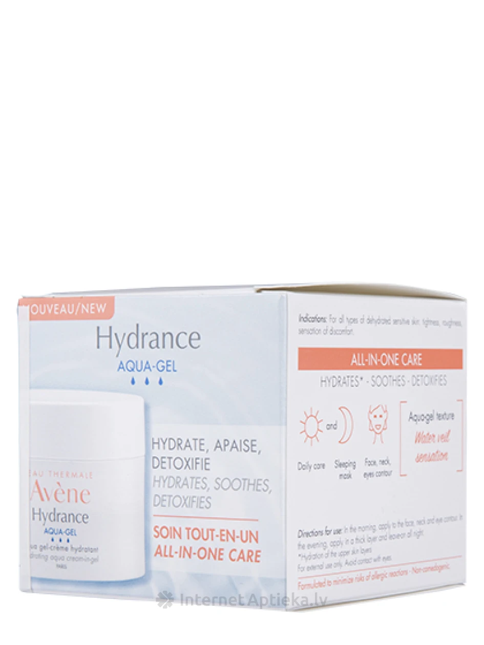 Avene Hydrance Aqua-gel niisutav kreem-geel, 50 ml | internetaptieka.lv