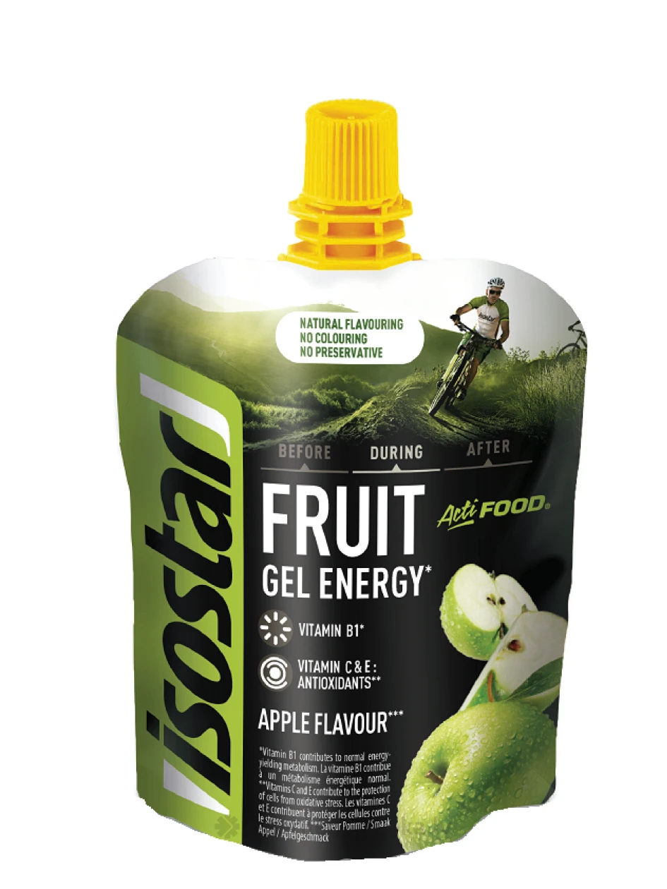 Isostar Actifood Apple Fruit Geel Energy, 90 g | internetaptieka.lv