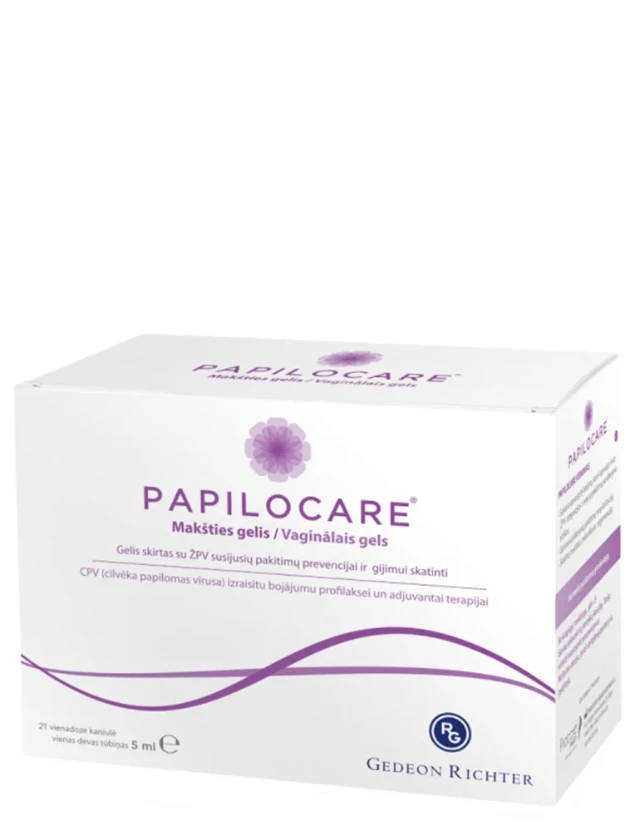 Papilocare vaginālais gēls, 21*5 ml