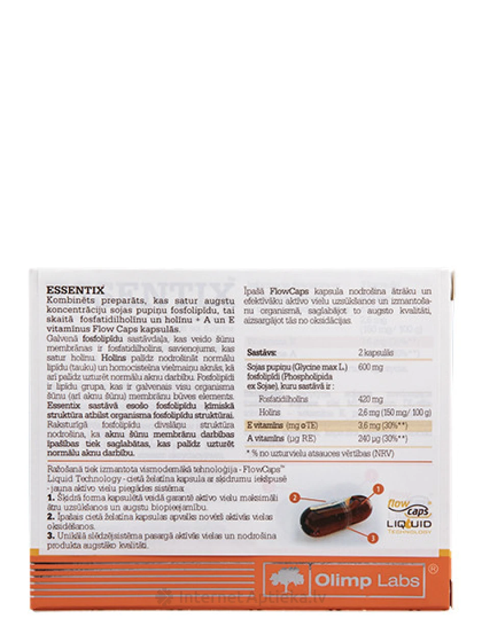 Olimp Labs Essentix, 30 капсул | internetaptieka.lv