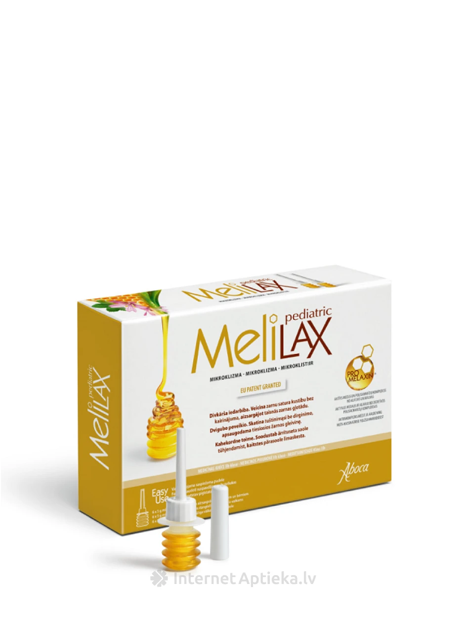 Melilax Pediatric  микроклизмы, 6*5 г | internetaptieka.lv