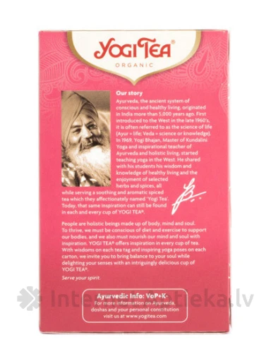 Чай Yogi Women’s, 30.6 г | internetaptieka.lv