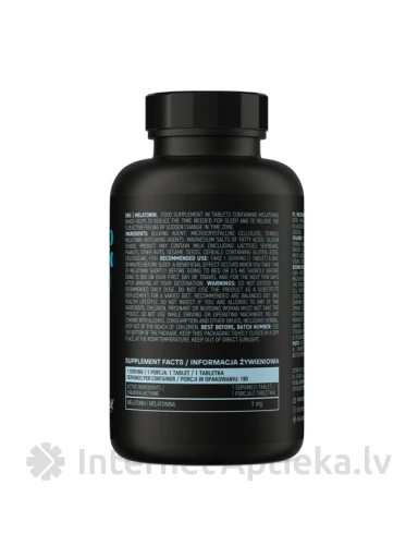 Ostrovit keep sleep melatonin tabletes, 180 gb. | internetaptieka.lv