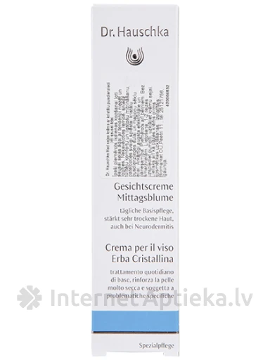 DR. HAUSCHKA SEJAS KRĒMS AR KRISTĀLU PUSDIENZIEDI, 40 ml | internetaptieka.lv