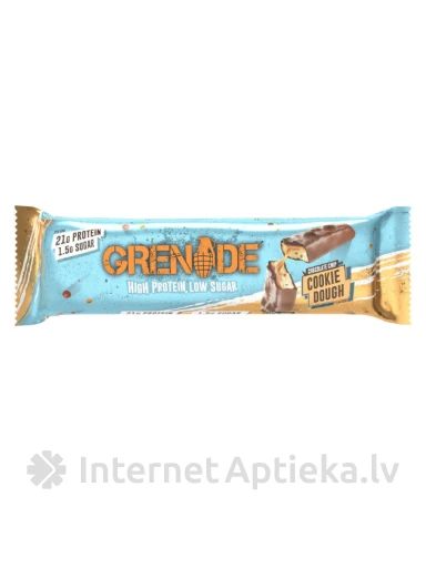 GRENADE baltymų batonėlis Cookie Dough, 60 g | internetaptieka.lv