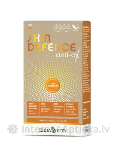 Erba Vita skin defence anti-ox, 30 tabletes | internetaptieka.lv