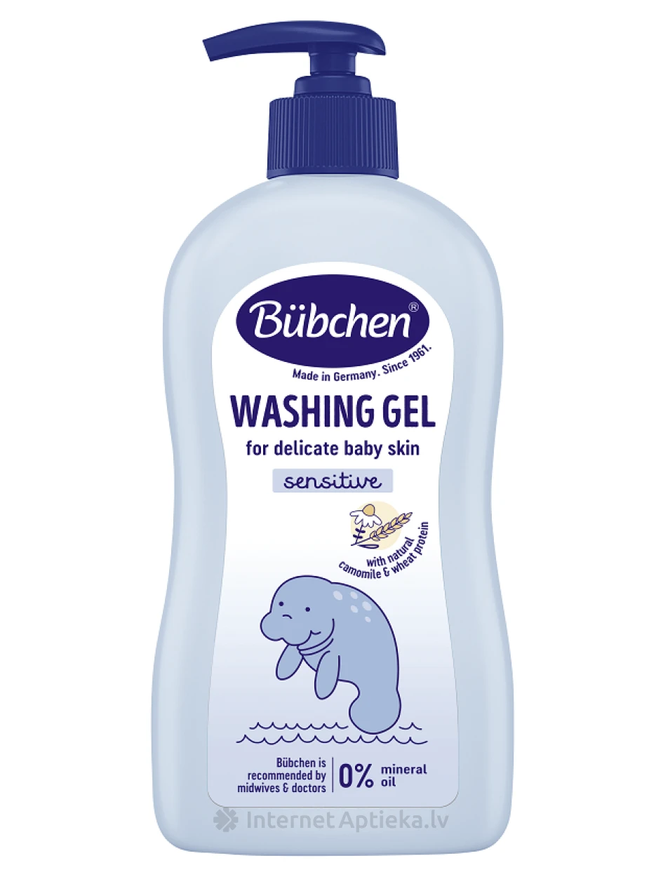 Bubchen gels zīdaiņu mazgāšanai, 400 ml | internetaptieka.lv