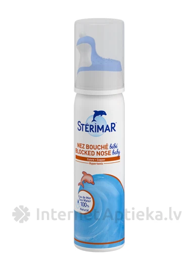 Sterimar Baby blocked nose deguna aeresols, 50 ml | internetaptieka.lv