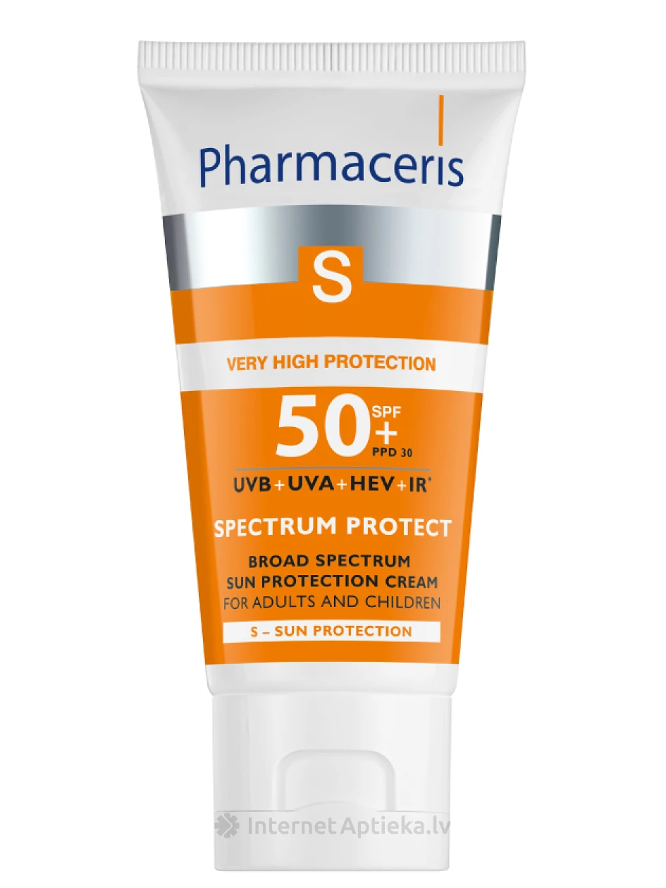 Pharmaceris S-Spectrum Protect SPF50+ kaitsekreem, 50 ml | internetaptieka.lv