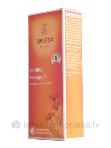 Weleda Массажное масло с арникой, с диспенсером, 100 мл | internetaptieka.lv