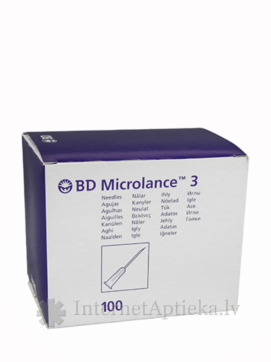 BD Microlance 3 nõel – süstitav, 1,2 x 40 mm, 18G, roosa, 100 tk. | internetaptieka.lv