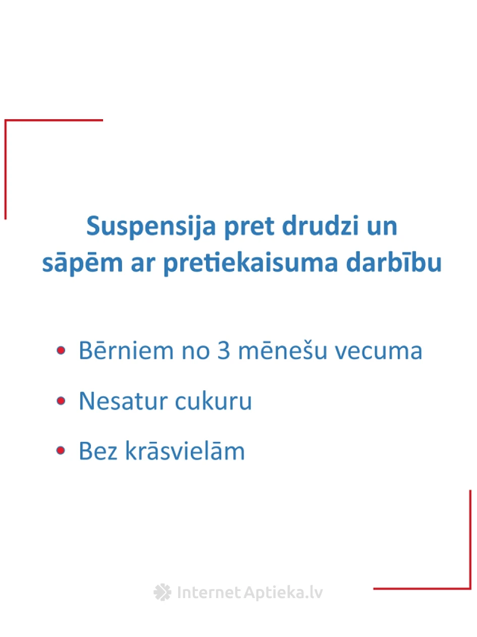 Ibugardi suspensioon 100 mg / 5 ml, maasikas, 120 ml | internetaptieka.lv