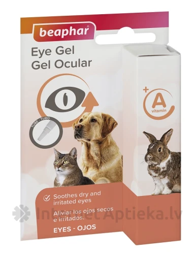 Beaphar Eye gel Līdzeklis dzīvnieku acu kopšanai, 5 ml | internetaptieka.lv
