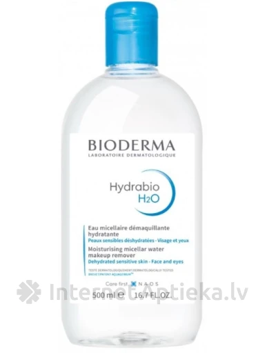 Bioderma Hydrabio H2O micelārais ūdens, bez pumpja, 500 ml | internetaptieka.lv
