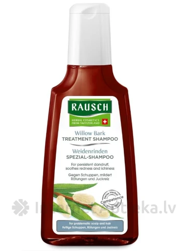 Rausch Willow Bark Treatment šampoon rasusele peanahale kõõma vastu, 200 ml | internetaptieka.lv