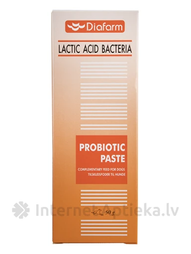Diafarm Probiotic Care паста - пробиотики для собак, 50 г | internetaptieka.lv