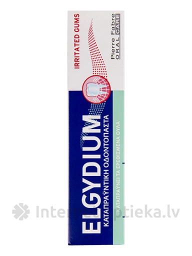 Elgydium Irritated Gums hambapasta, 75 ml | internetaptieka.lv