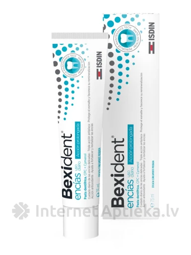 ISDIN BEXIDENT zobu pasta ikdienai, 75 ml | internetaptieka.lv