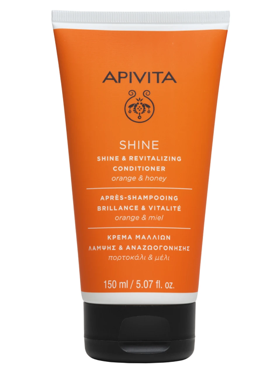 APIVITA SHINE atnaujinantis kondicionierius visiems plaukų tipams, 150 ml | internetaptieka.lv