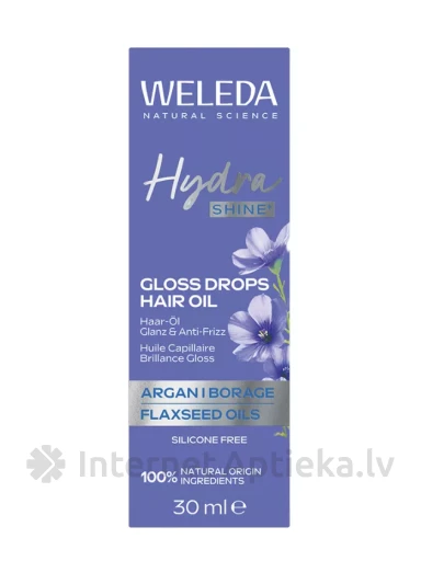 Weleda Hydra Shine matu eļļa, 30 ml | internetaptieka.lv