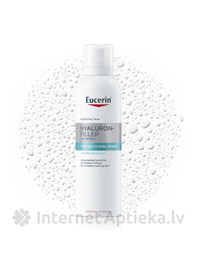 EUCERIN Hyaluron Filler ОПРЫСКИВАТЕЛЬ С ГИАЛУРОНОВОЙ КИСЛОТОЙ, 150 мл | internetaptieka.lv