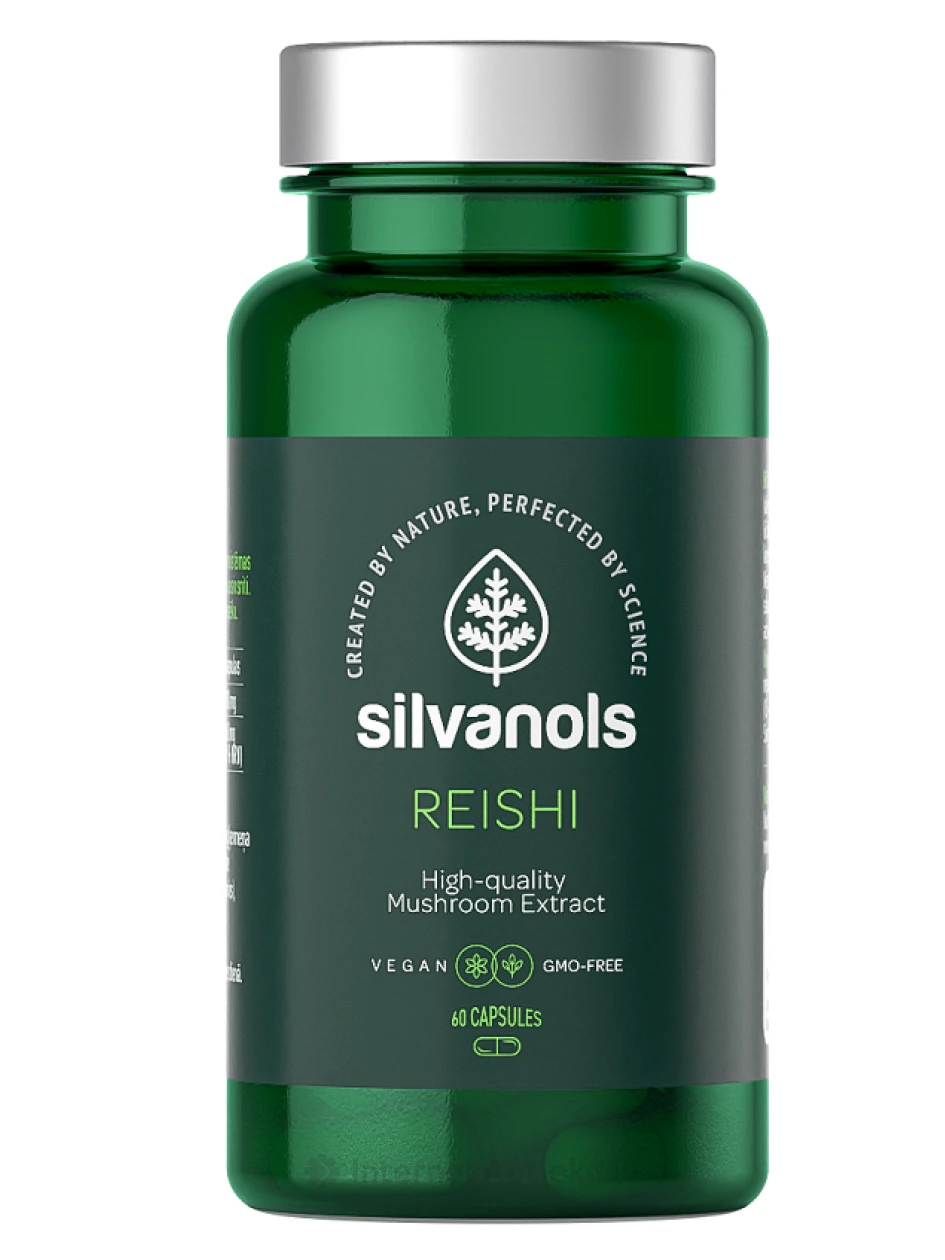 Silvanols Reishi kapsulas, 60 gb. | internetaptieka.lv
