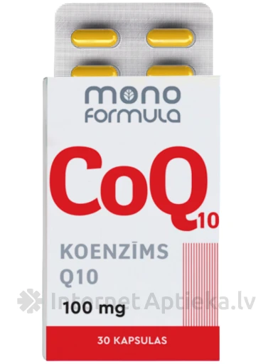 Mono Formula -  Koenzīms Q10, 30 kapsulas | internetaptieka.lv