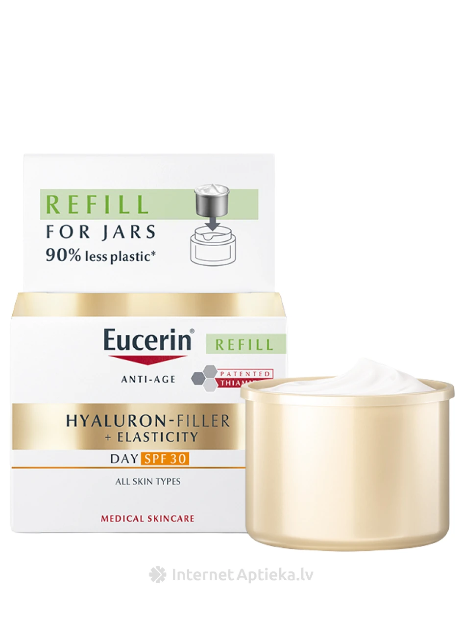 Eucerin Hyaluron-Filler + Elasticity päevakreem koos SPF 30 täitke pakend, 50 ml | internetaptieka.lv