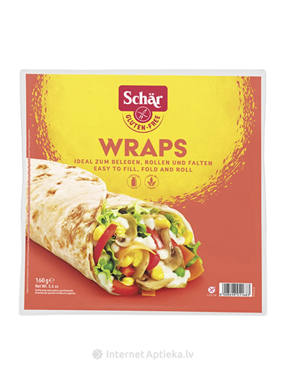 Schär Wraps безглютеновый Хлеб, 160 г | internetaptieka.lv