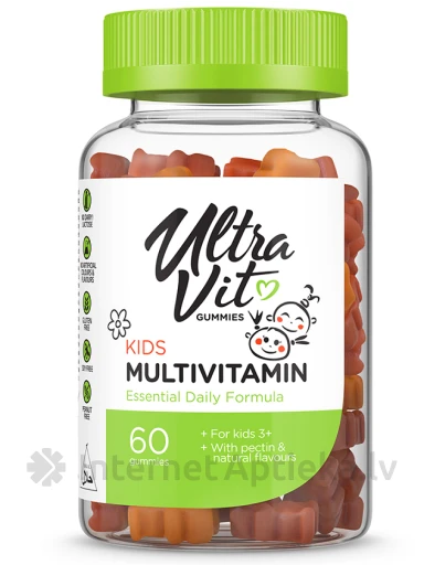 UltraVit Gummies Kid's Multivitamin, 60 tk. | internetaptieka.lv
