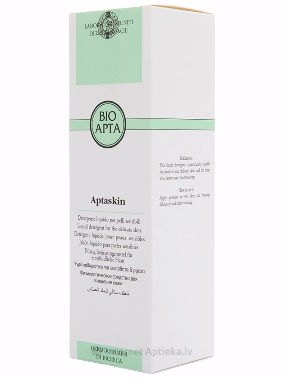 Bioapta Aptaskin pesuvahend igapäevaseks hügieeniks, 200 ml | internetaptieka.lv