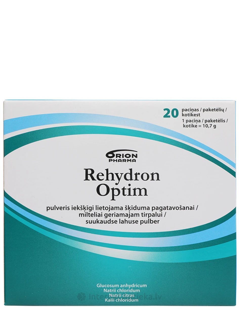 Rehydron Optim pulveris, 20 paciņas | internetaptieka.lv