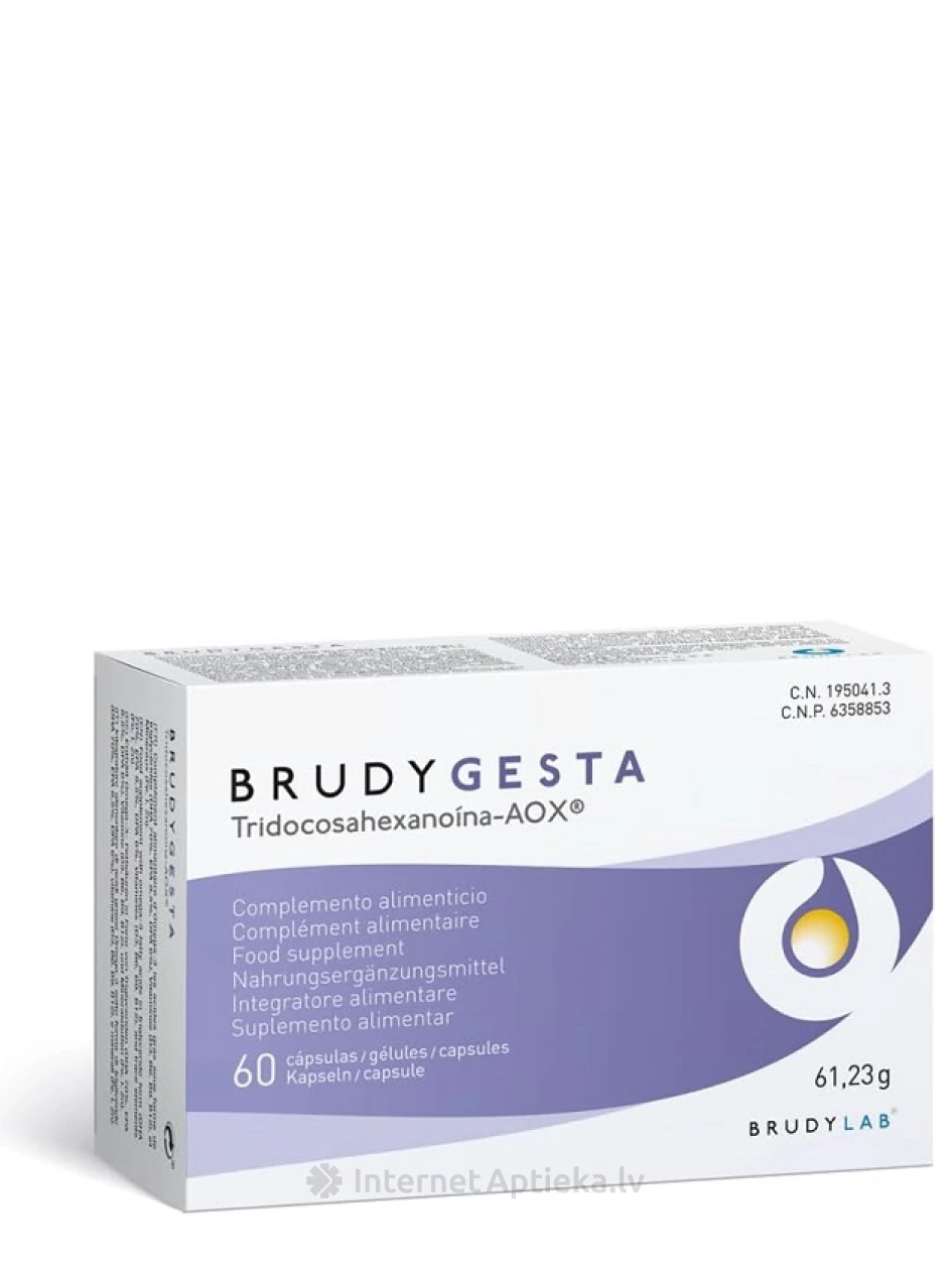 BRUDY GESTA kapslid, 60 tk. | internetaptieka.lv