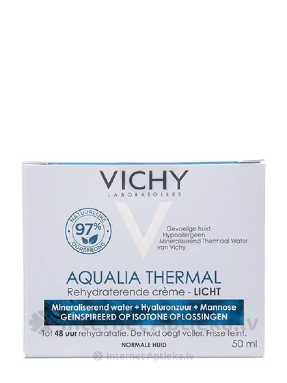 Vichy Aqualia Thermal Light mitrinošs krēms normālai un jaukta tipa ādai, 50 ml | internetaptieka.lv