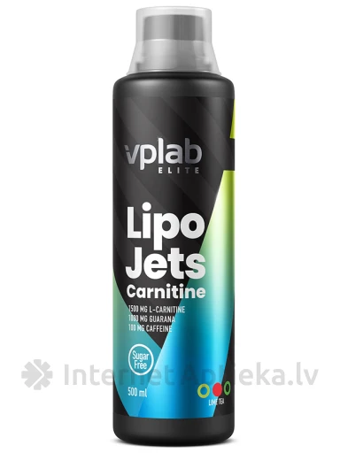VPLab LipoJets Carnitine Ar laima tējas garšu, 500 ml | internetaptieka.lv