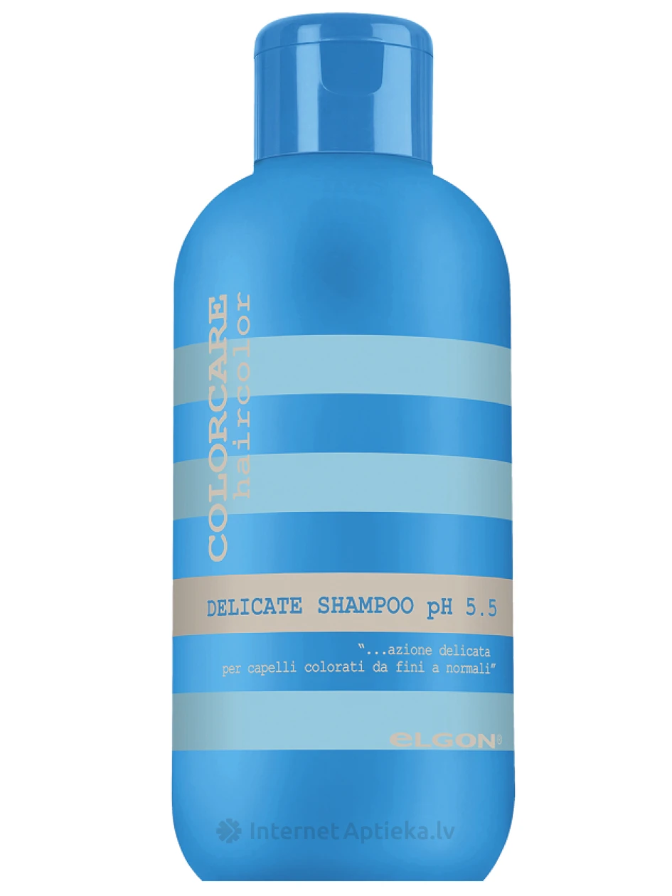 ELGON COLORCARE šampūns krāsotiem matiem DELICATE SHAMPOO pH 5.5, 300 ml | internetaptieka.lv