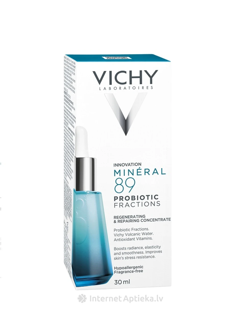Vichy Mineral 89 Probiootilise fraktsiooni nahka taastav ja noorendav kontsentraat, 30 ml | internetaptieka.lv