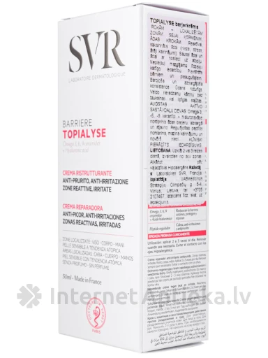 SVR крем для рук, лица, тела, кожных складок, 50 мл | internetaptieka.lv