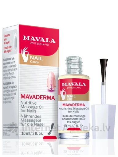 MAVALA Mavaderma питательное массажное масло для ногтей, 10 мл | internetaptieka.lv