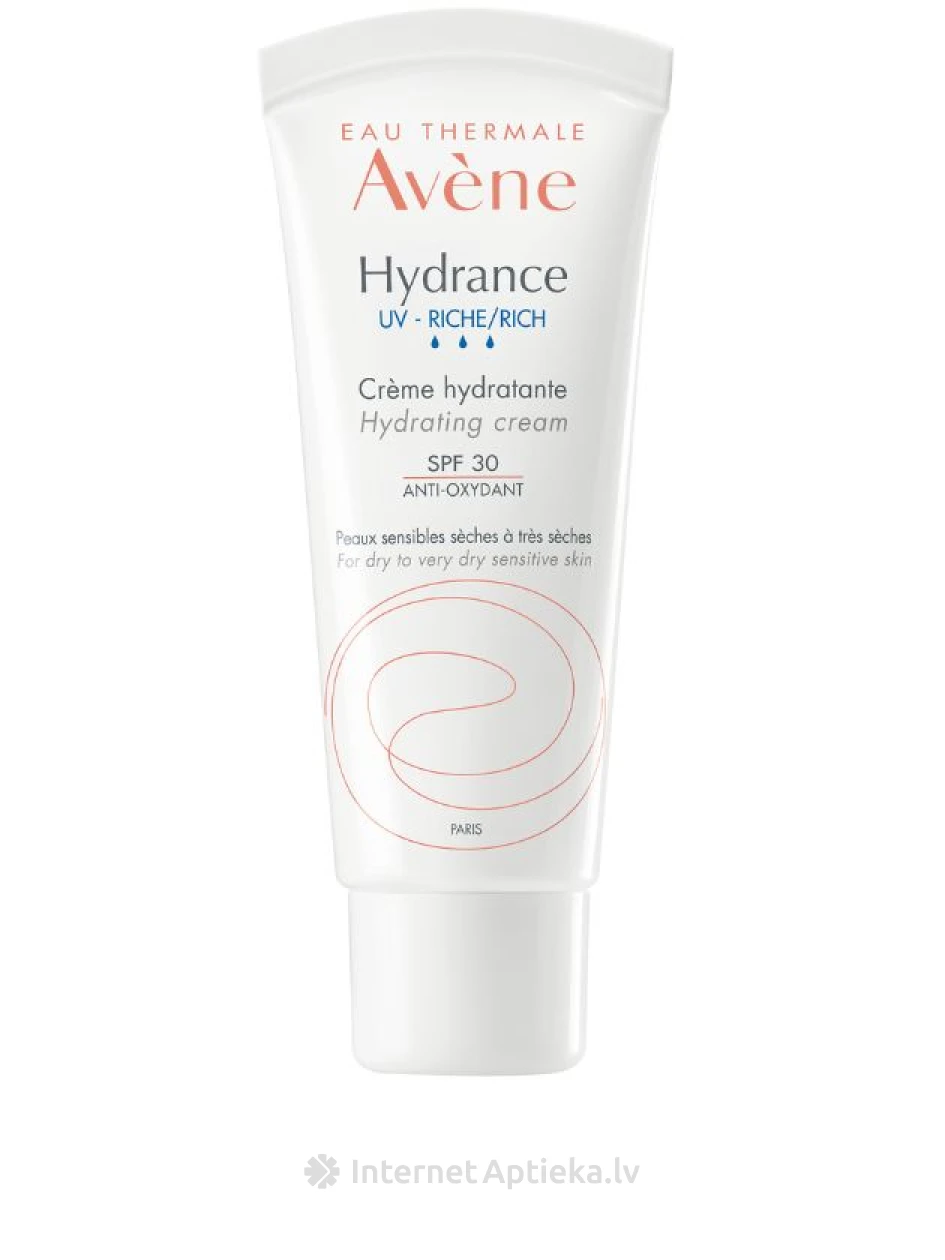 Avene Hydrance Rich Moisturizing Cream SPF30, 40 ml | internetaptieka.lv