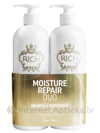 RICH niisutav juuksekomplekt, 750+750 ml | internetaptieka.lv