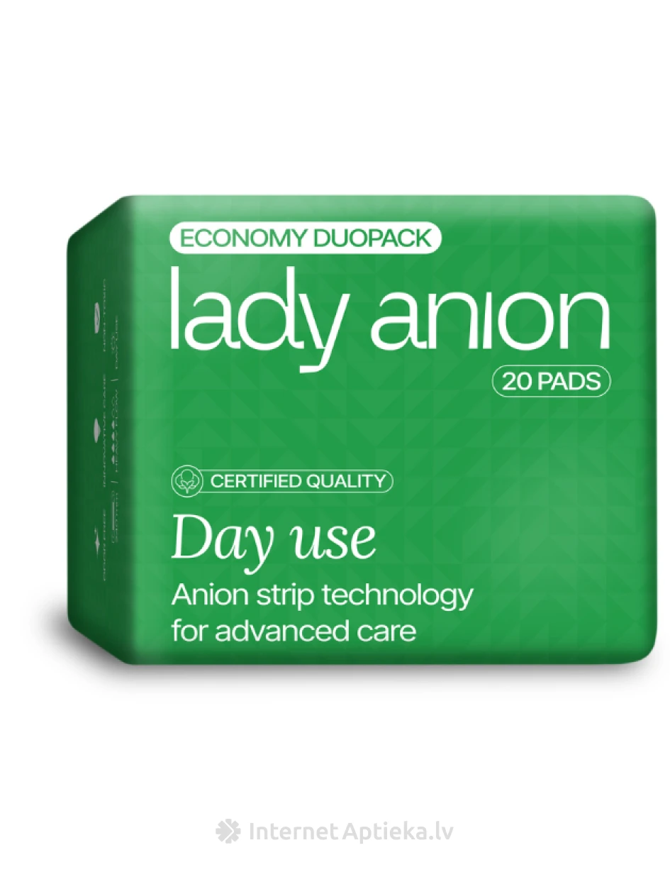 Lady ANION dienos naudojimo dienos paketai, 20 vnt. | internetaptieka.lv