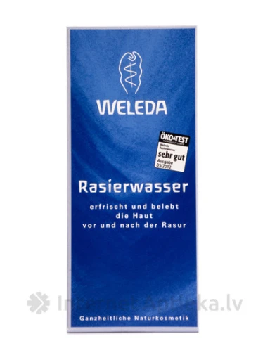 Weleda Sejas ūdens vīriešiem pirms un pēc skūšanās, 100 ml | internetaptieka.lv